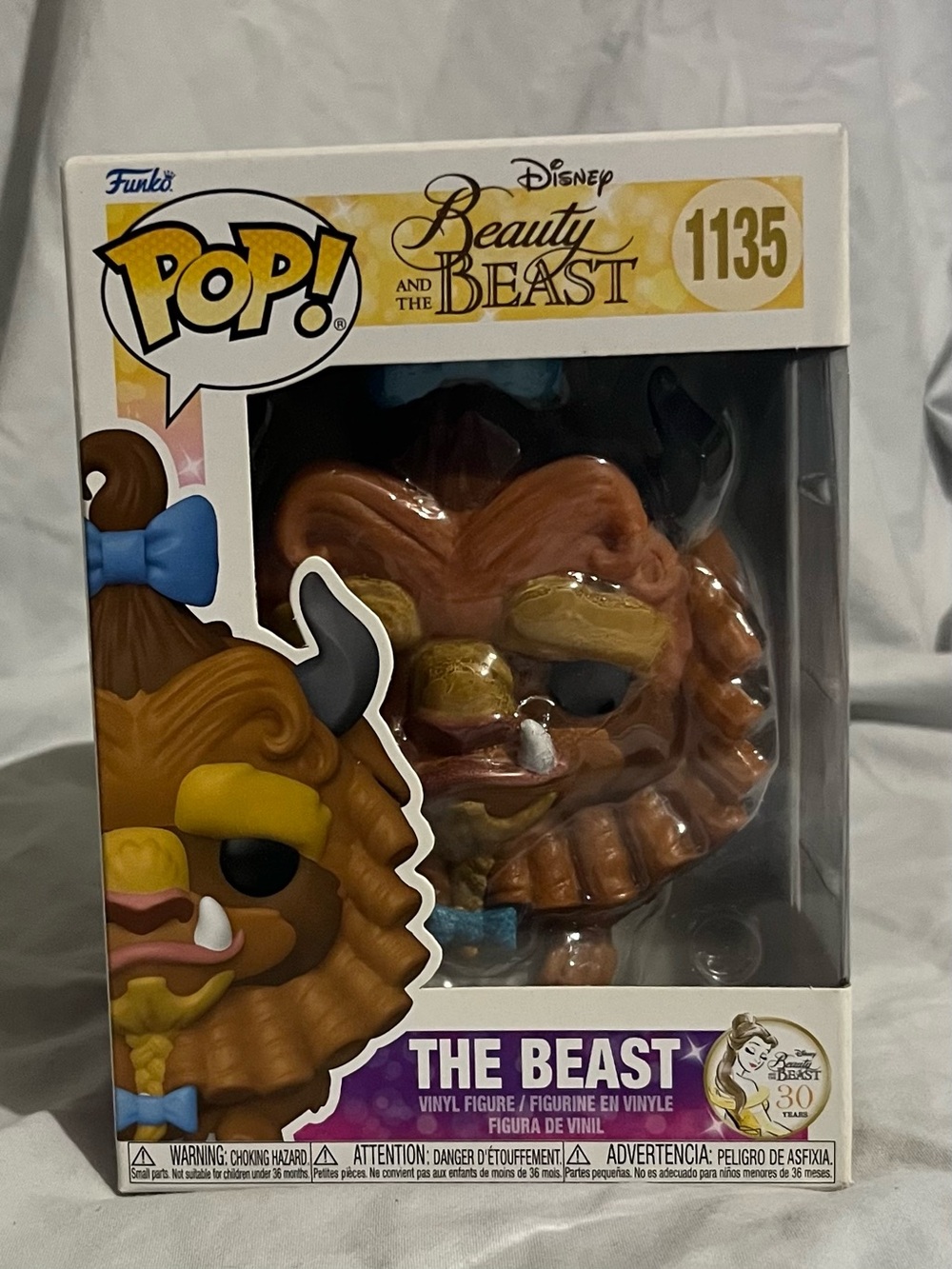 Funko The Beast Pop! Vinyl Figure - Brown, Yellow, Blue Accents